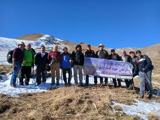 صعود گروه کوهنوردی سازمان به ارتفاعات  3000 متری منطقه زیبای اوچ گوللر در روستای اسپراخون باسمنج تبریز